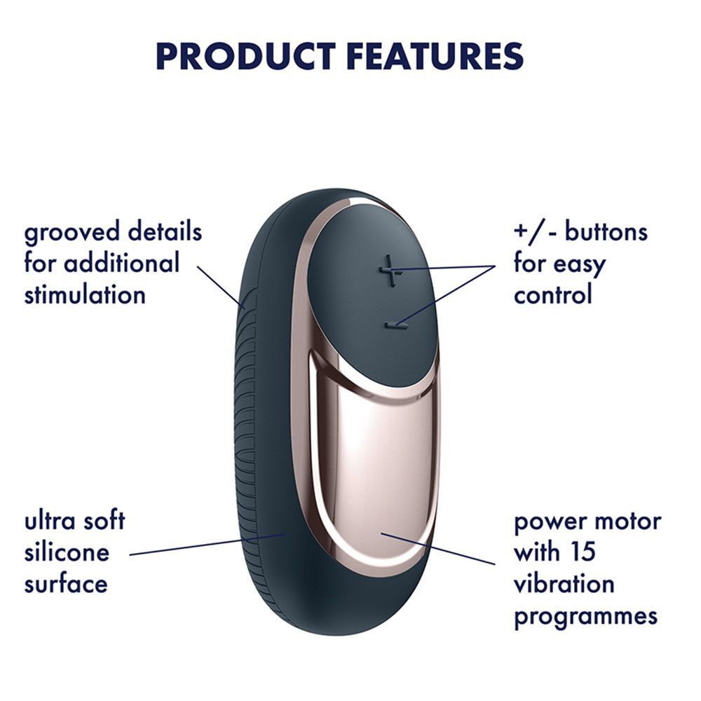 Masajeador de clítoris Satisfyer Layons Dark Desire