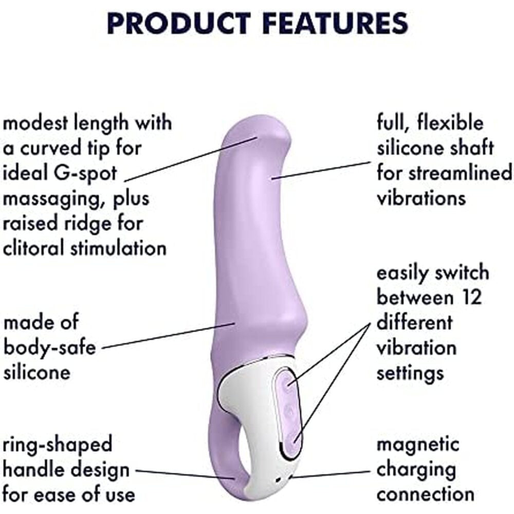 Vibrador recargable Satisfyer Vibes Charming Smile para el punto G