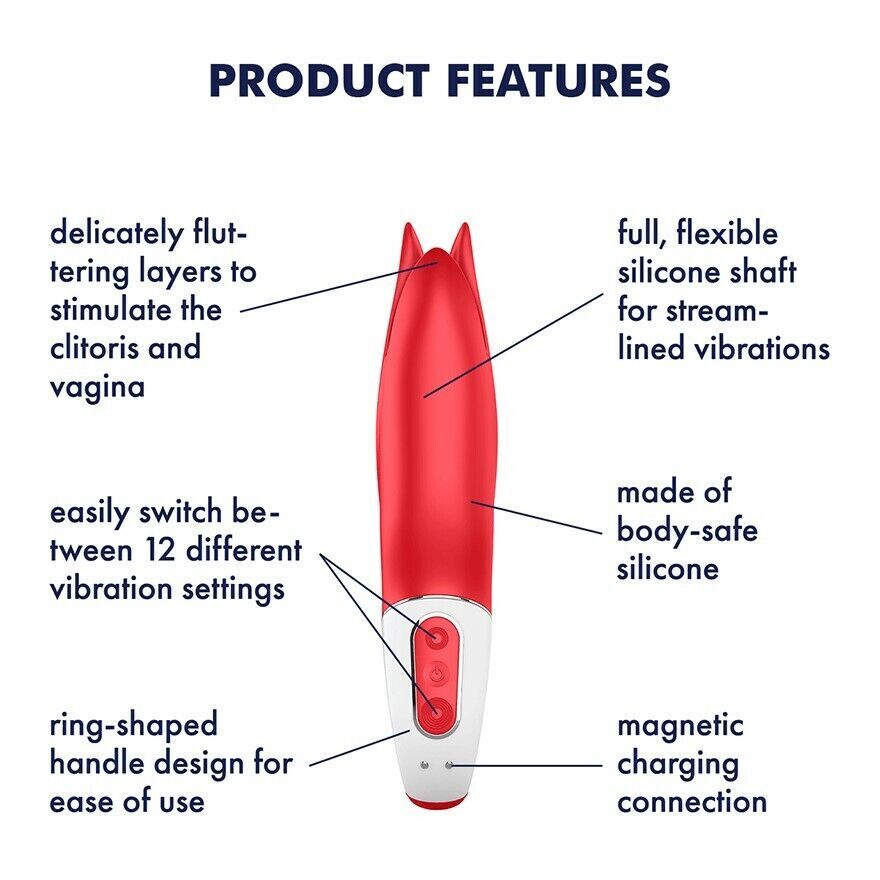 Vibrador de clítoris Satisfyer Power Flower