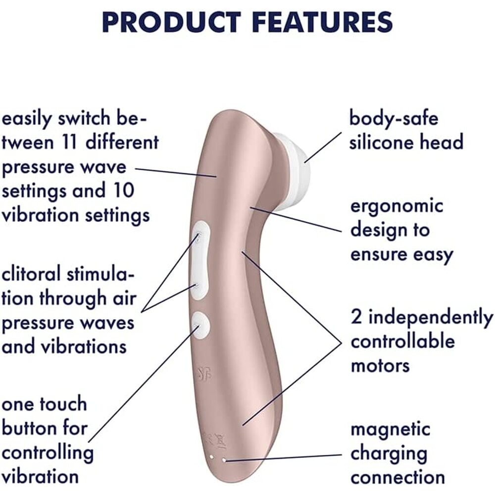 Satisfyer Pro 2 Plus Masajeador de clítoris con vibración
