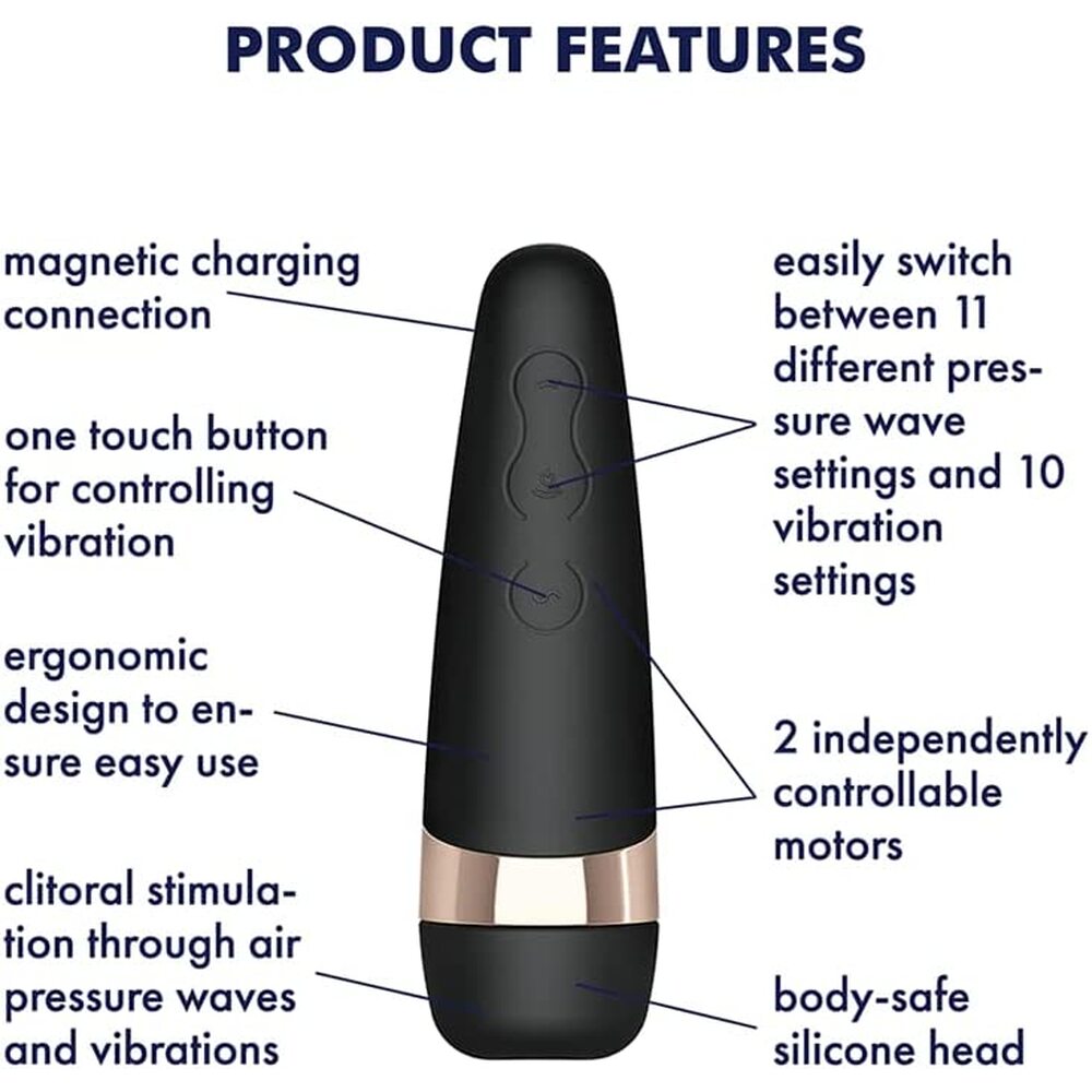 Satisfyer Pro 3 Plus Masajeador de clítoris con vibración