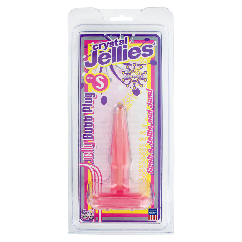 Tapón anal pequeño Crystal Jellies rosa