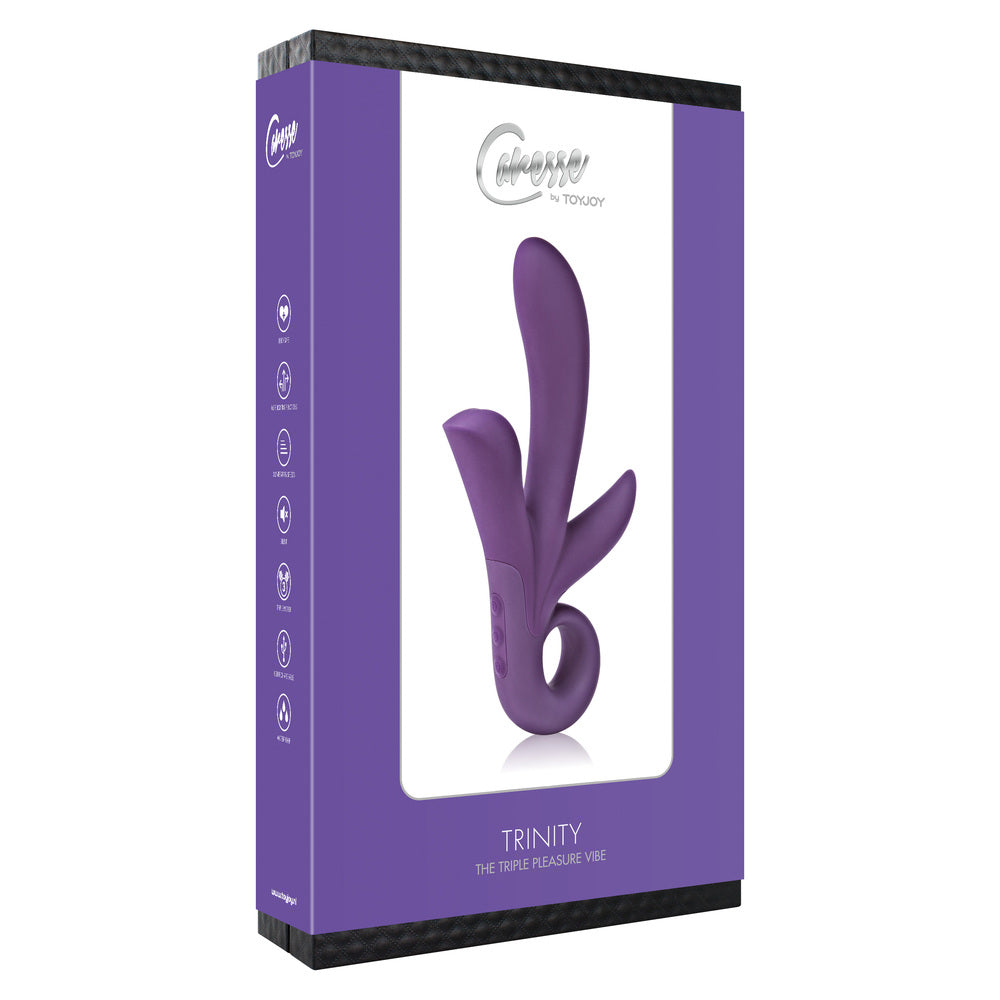 Vibrador ToyJoy Trinity Triple Pleasure Morado