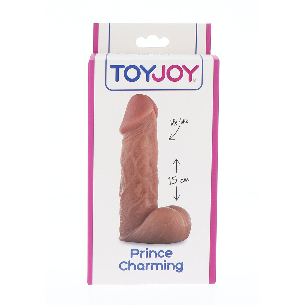 Consolador ToyJoy Prince Charming de 15 cm con aspecto realista