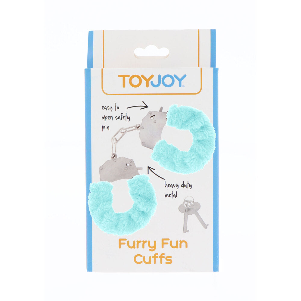 Esposas de muñeca peludas ToyJoy Aqua