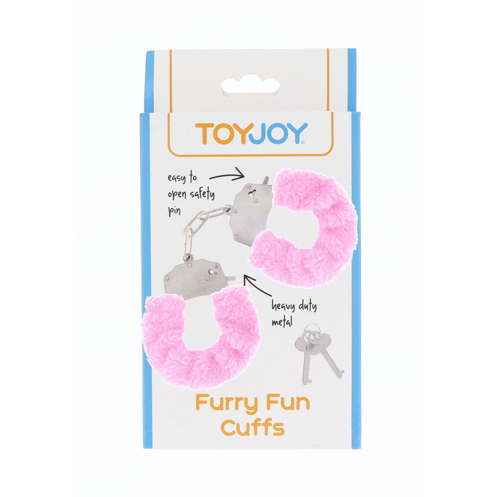 Esposas de muñeca ToyJoy Furry Fun, color rosa