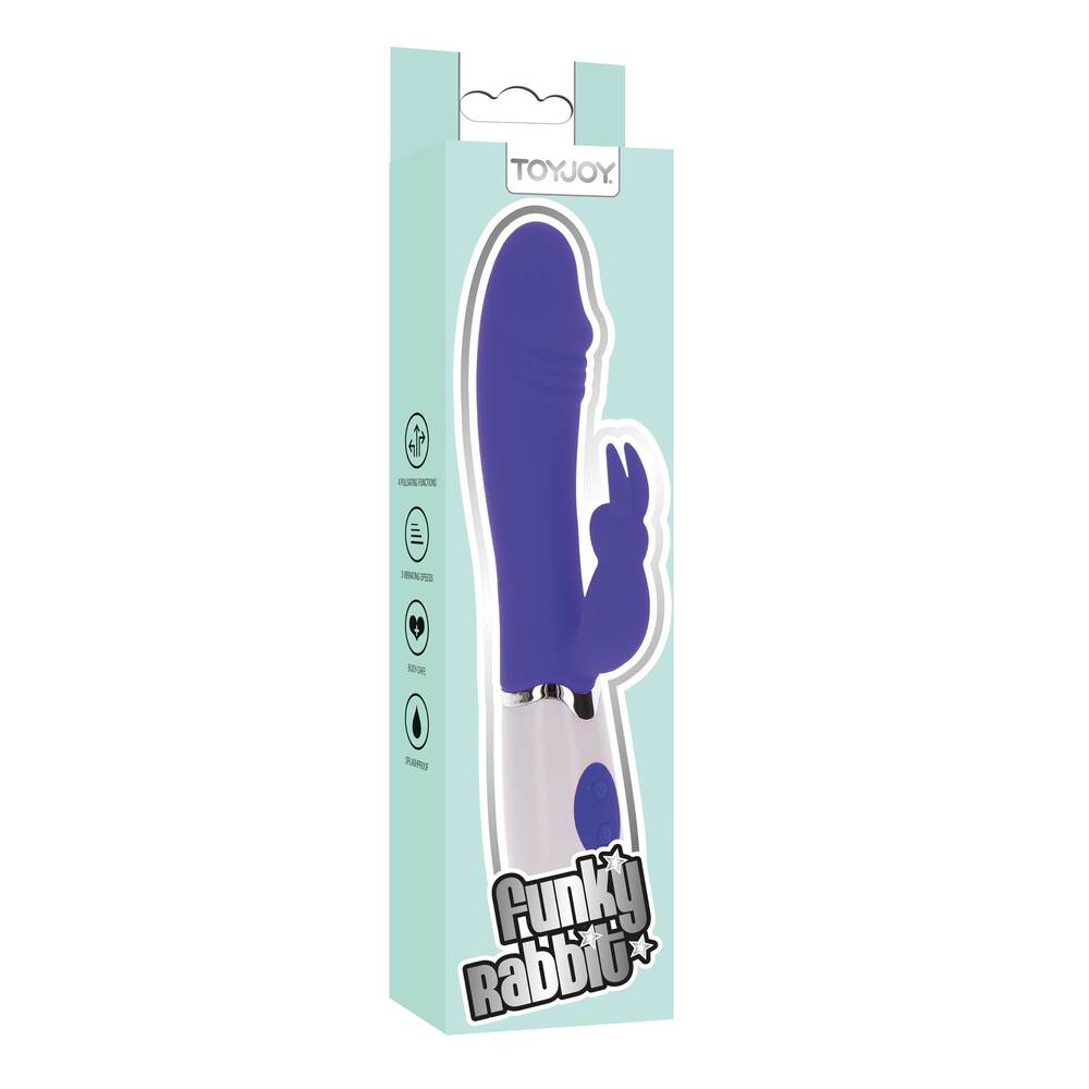 Vibrador ToyJoy Funky Rabbit morado