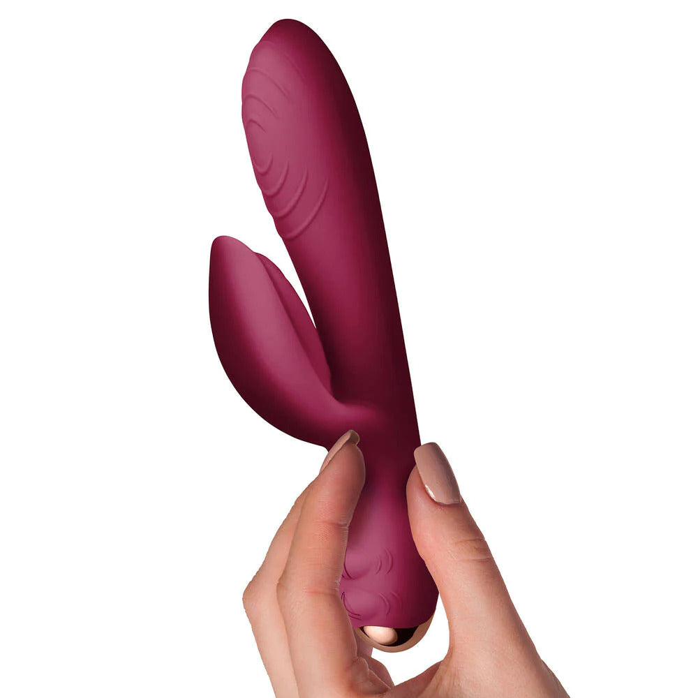 Vibrador de conejo recargable color burdeos Rocks Off Everygirl