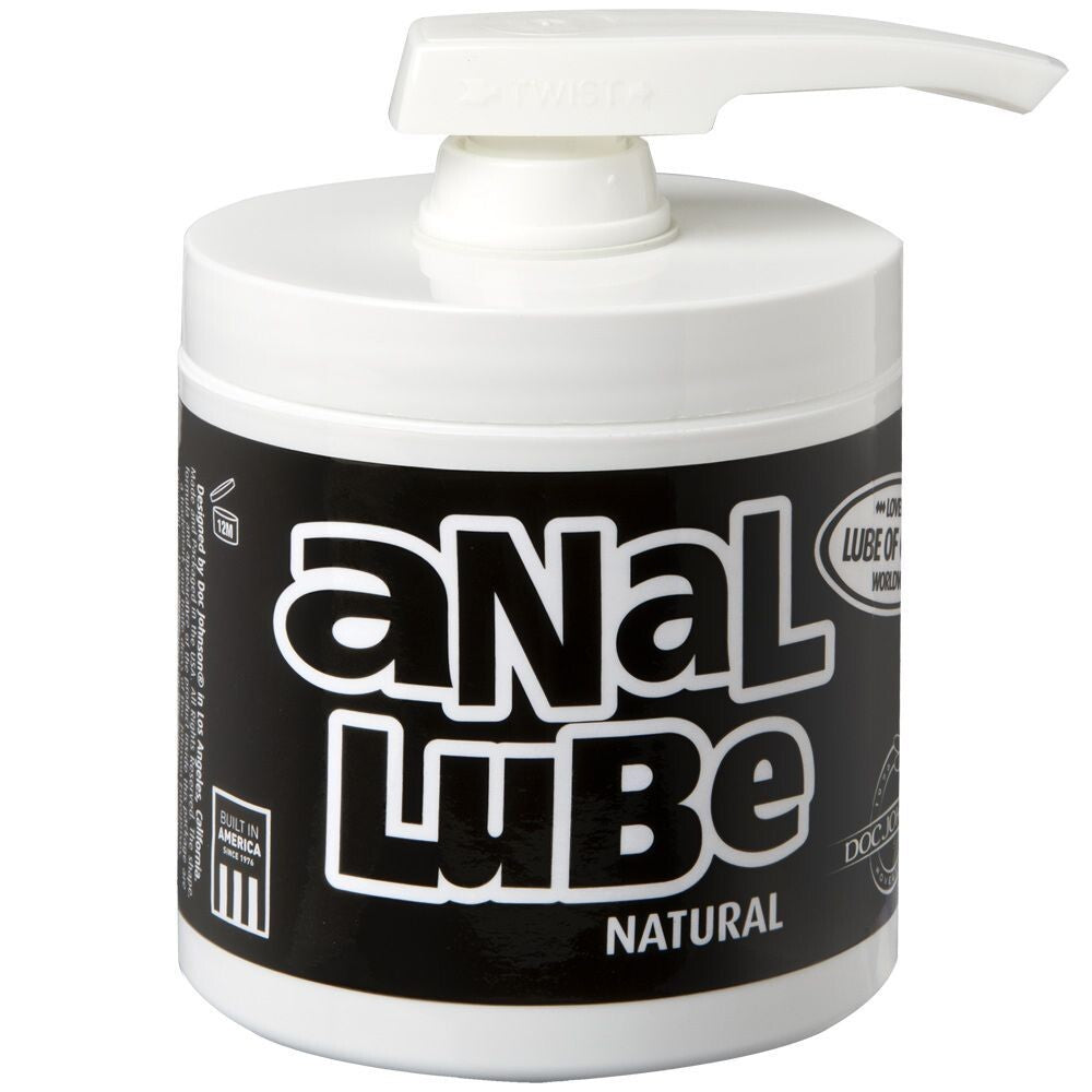 Lubricante anal natural en dispensador de bomba 135 ml