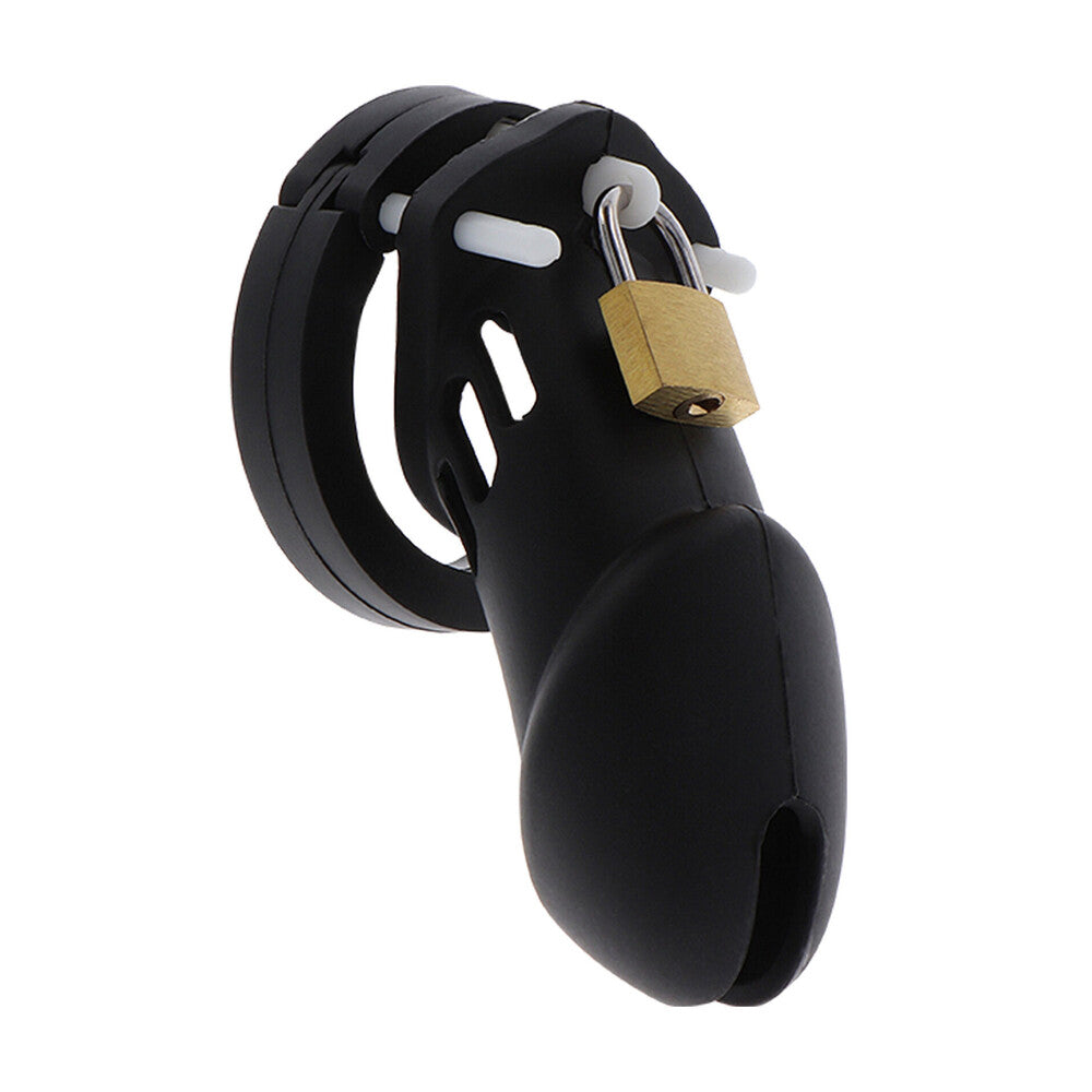 Jaula de silicona para pene Hidden Desire Extreme Chastity, tamaño grande