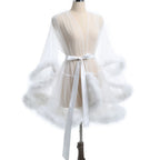 Plus-size Women's Sheer, Openwork, Raw-edge Lingerie And Nightgowns