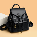 Women’s Leather Backpack – Casual & Multifunctional Shoulder Bag for School, Travel & Everyday Use