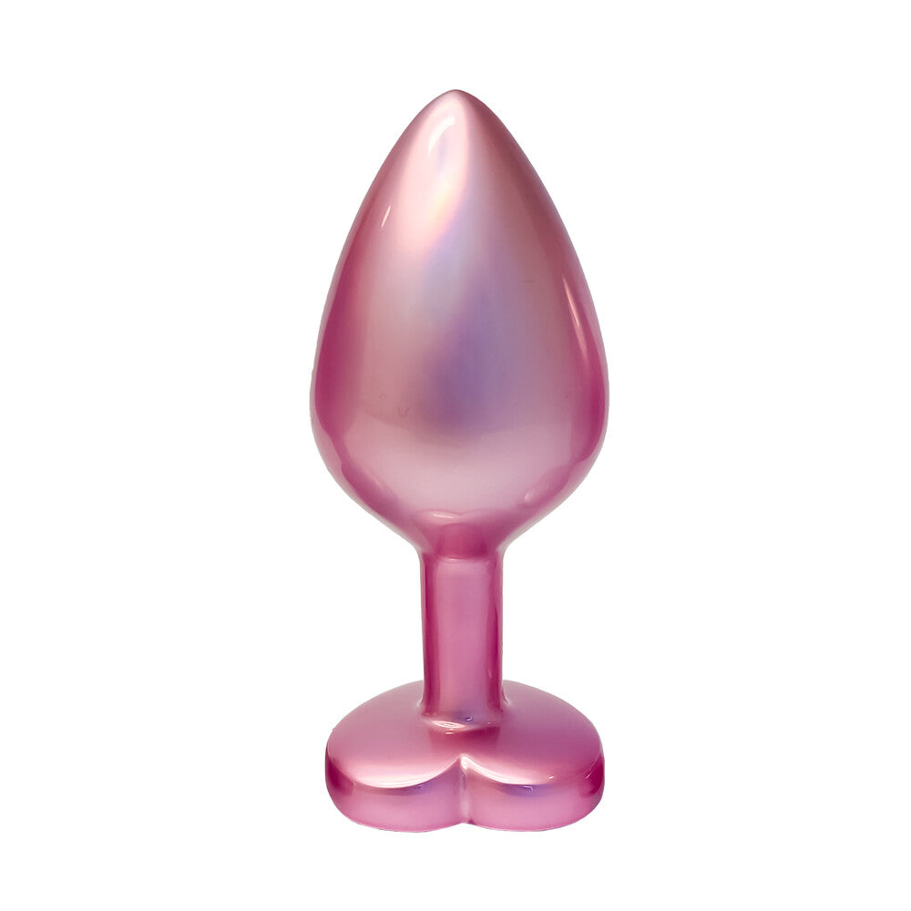 Tapón anal Gleaming Love Pearl Pink, tamaño mediano