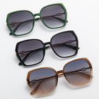 Women's European And American UV Resistant Large Frame Sunglasses