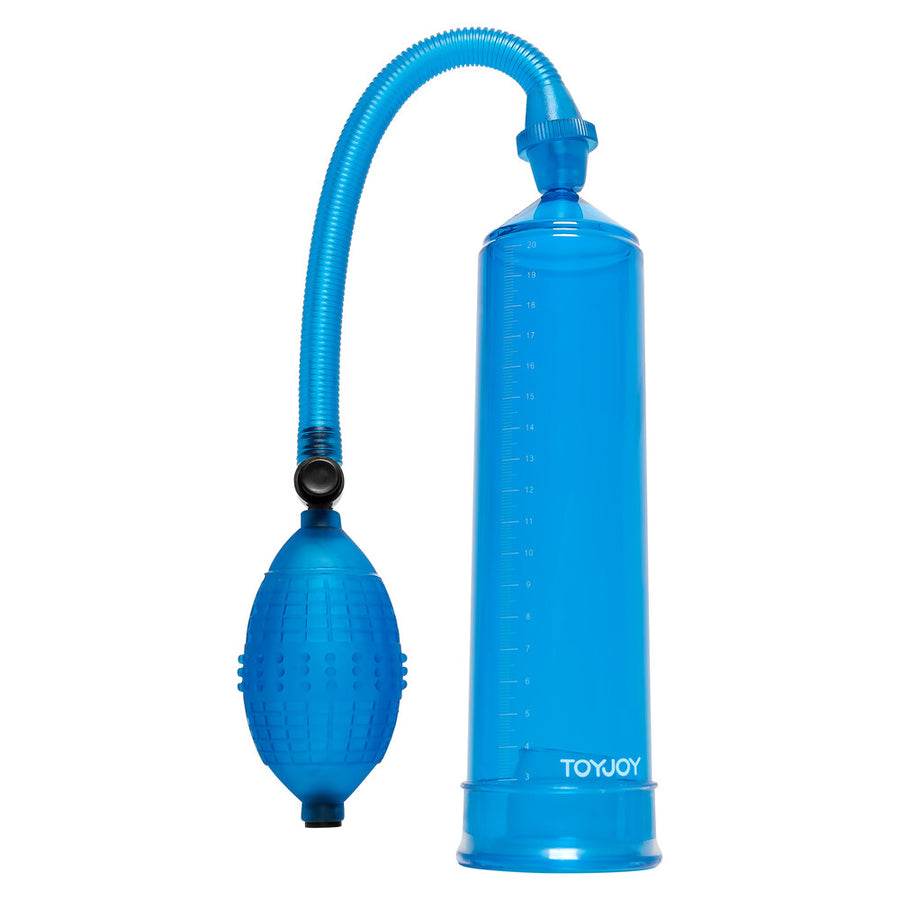 Bomba de pene ToyJoy Rock Hard Stimulation Blue Power