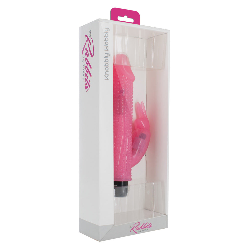 Vibrador de conejo tambaleante y nudoso ToyJoy