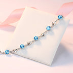Tanabata Valentine's Day Gift Bracelet Silver Jewelry