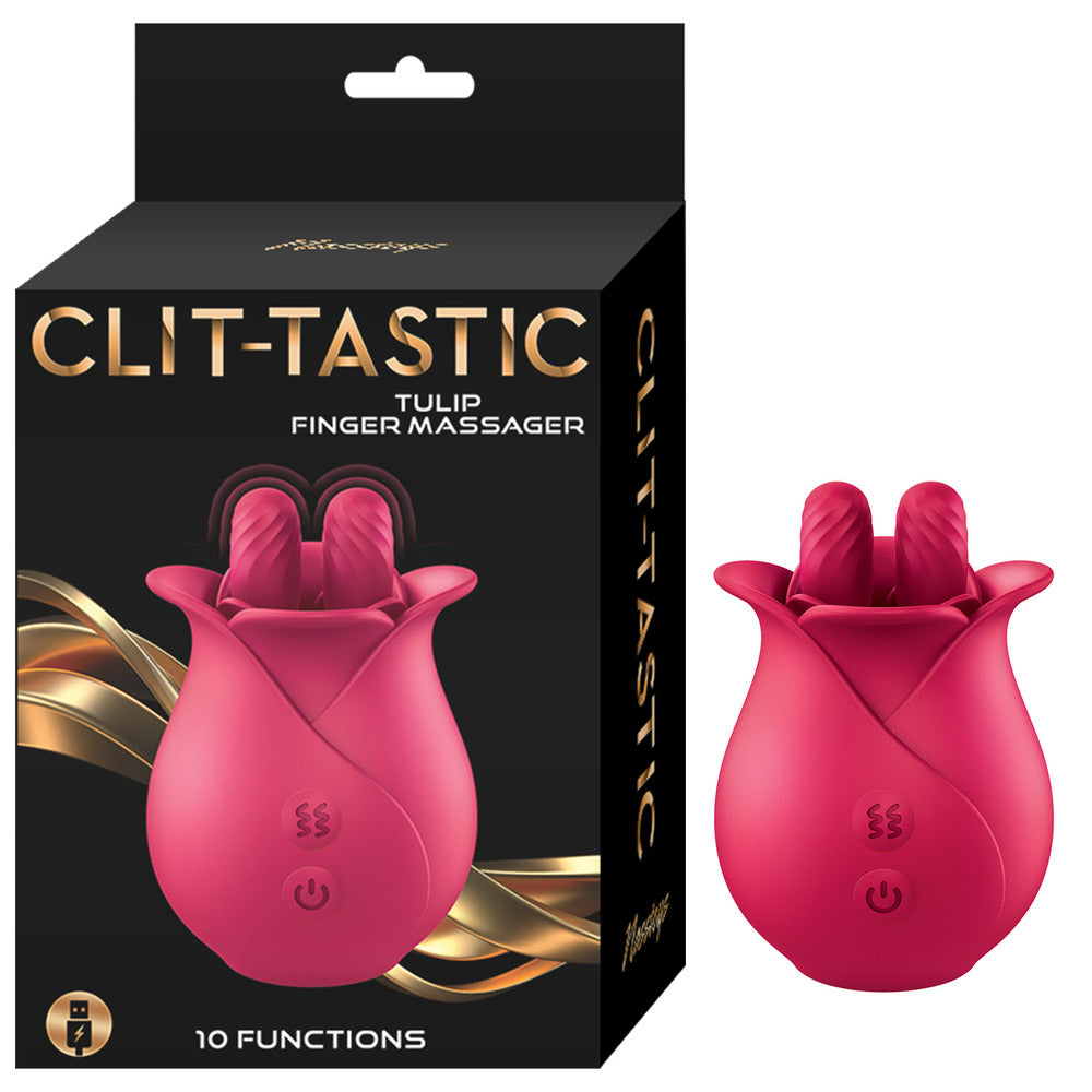 Masajeador de dedos ClitTastic Tulip recargable