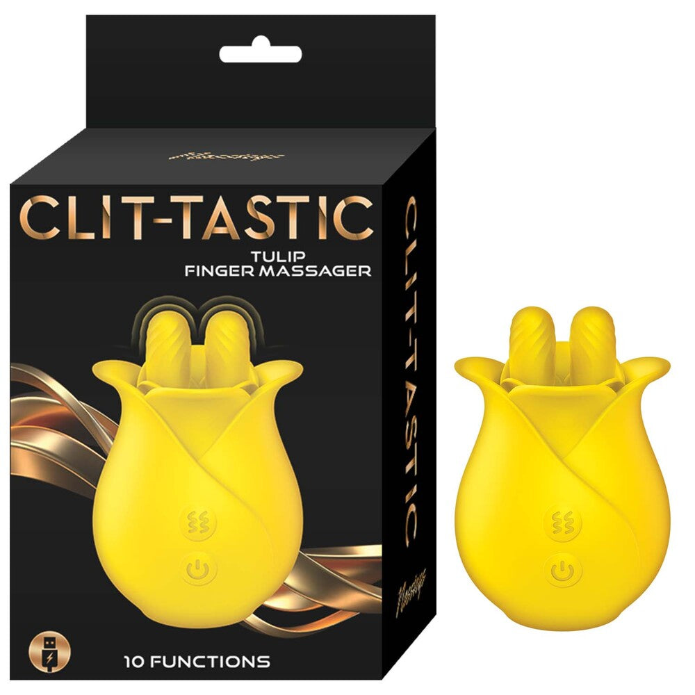 Masajeador de dedos ClitTastic Tulip recargable