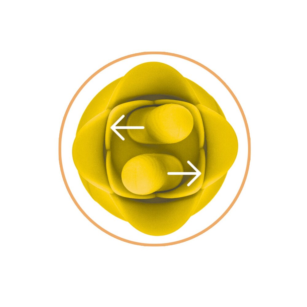 Masajeador de dedos ClitTastic Tulip, juego de tapón de placer