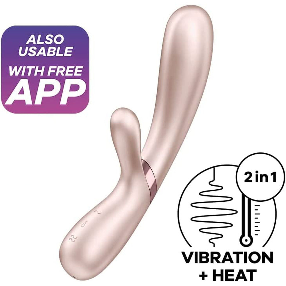 Vibrador Satisfyer Hot Lover con control por app, color rosa