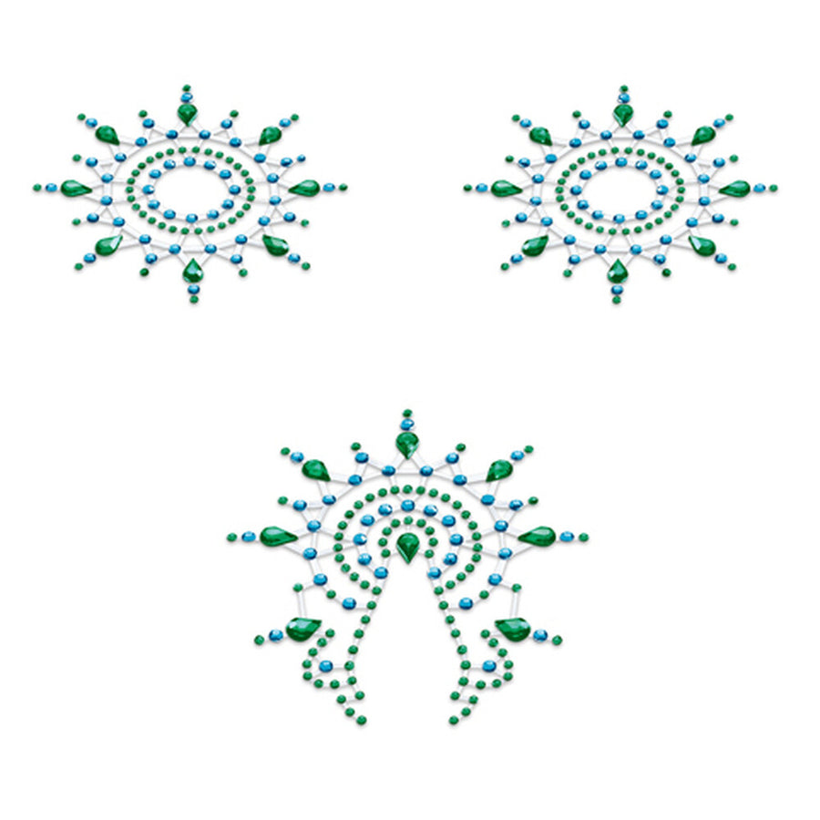 Petits Joujoux Gloria Nipple And Vagina Pasties Green