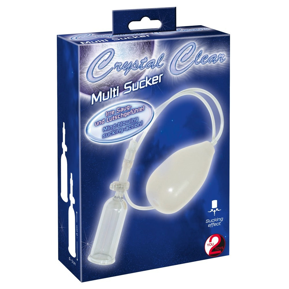 Ventosa multihembra cristalina