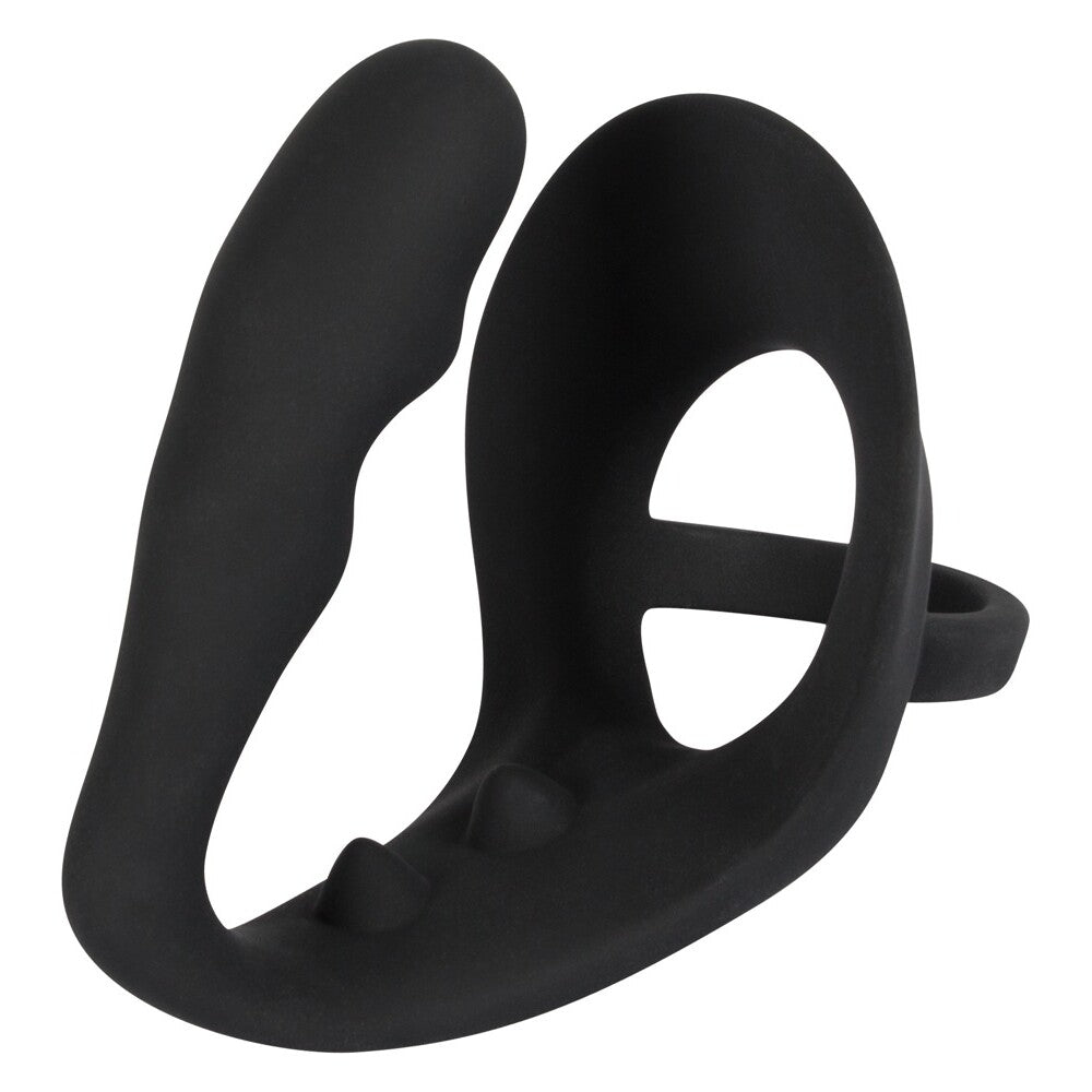 Anillo para el pene y tapón anal Black Velvets