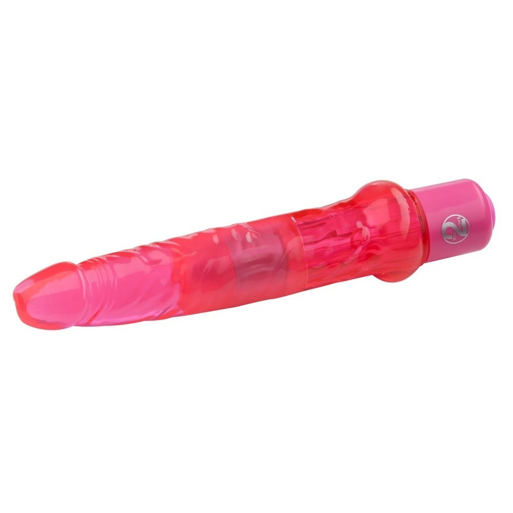 Vibrador anal de gelatina