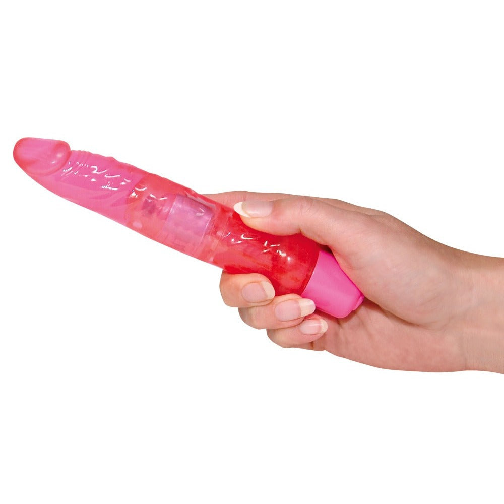 Vibrador anal de gelatina