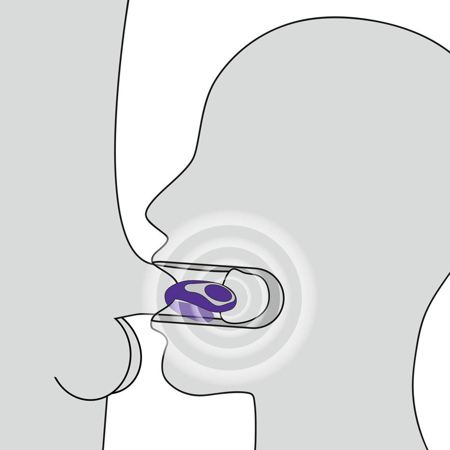 Vibrador recargable para mamadas