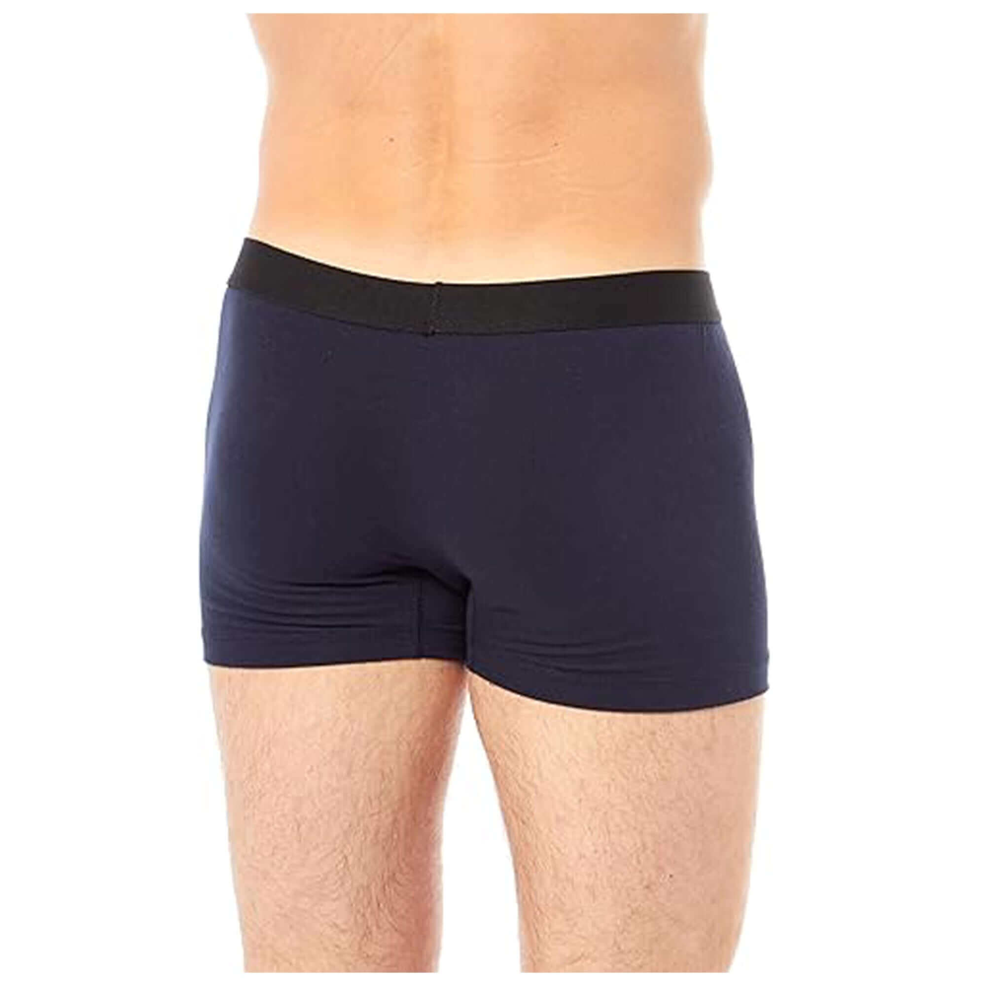 Sock Stack MB04 6 Pack Assorted Cotton Stretch Boxer Shorts for Men Black Navy Grey Cotton Rich Soft Waistband Comfort