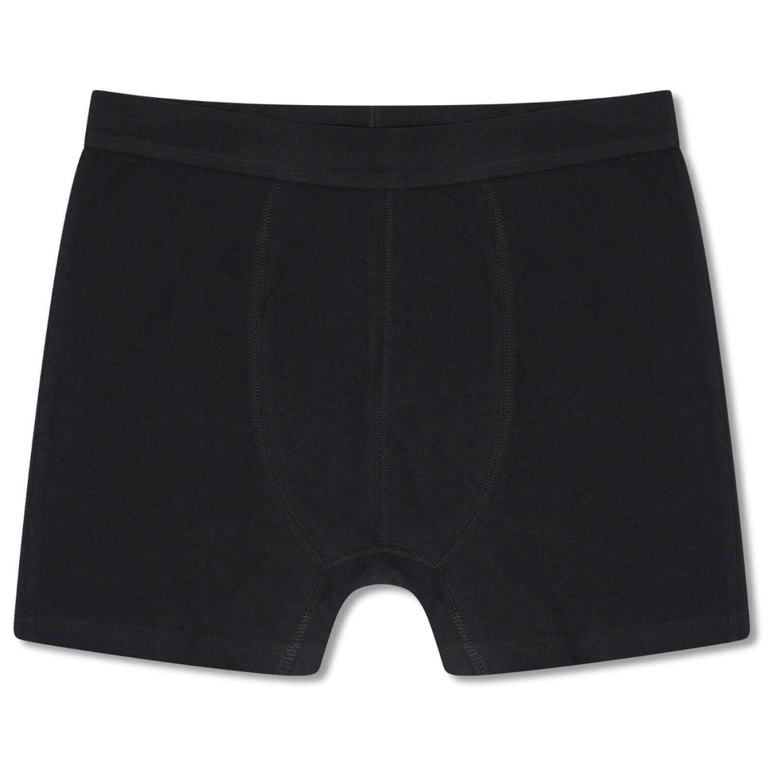 Sock Stack MB03 Black Cotton Stretch Boxer Shorts Pack Of 6 For Men Comfort Fit Soft Waistband Everyday Cotton Rich