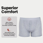 Sock Stack 6 Pack Cotton Stretch Boxer Shorts For Men MB09 Breathable Soft Durable