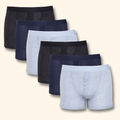 Sock Stack 6 Pack Cotton Stretch Boxer Shorts For Men MB09 Breathable Soft Durable