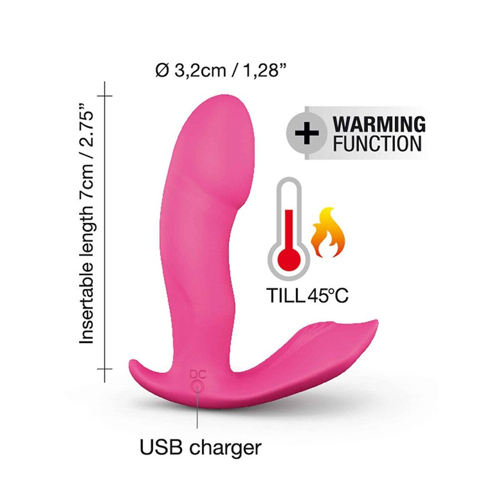Vibrador con control de voz y calentamiento de clítoris Dorcel Secret