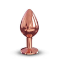 Tapón anal Dorcel Diamond en oro rosa mediano