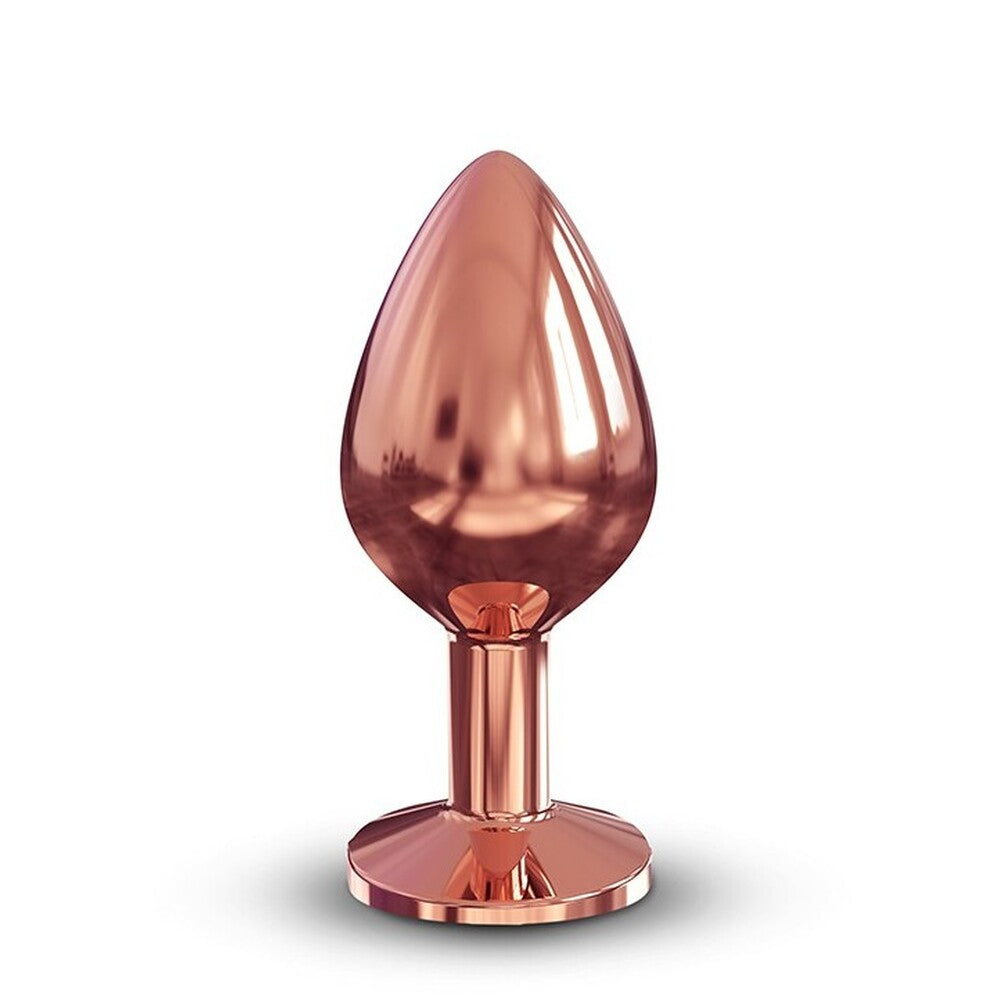 Tapón anal Dorcel Diamond en oro rosa mediano