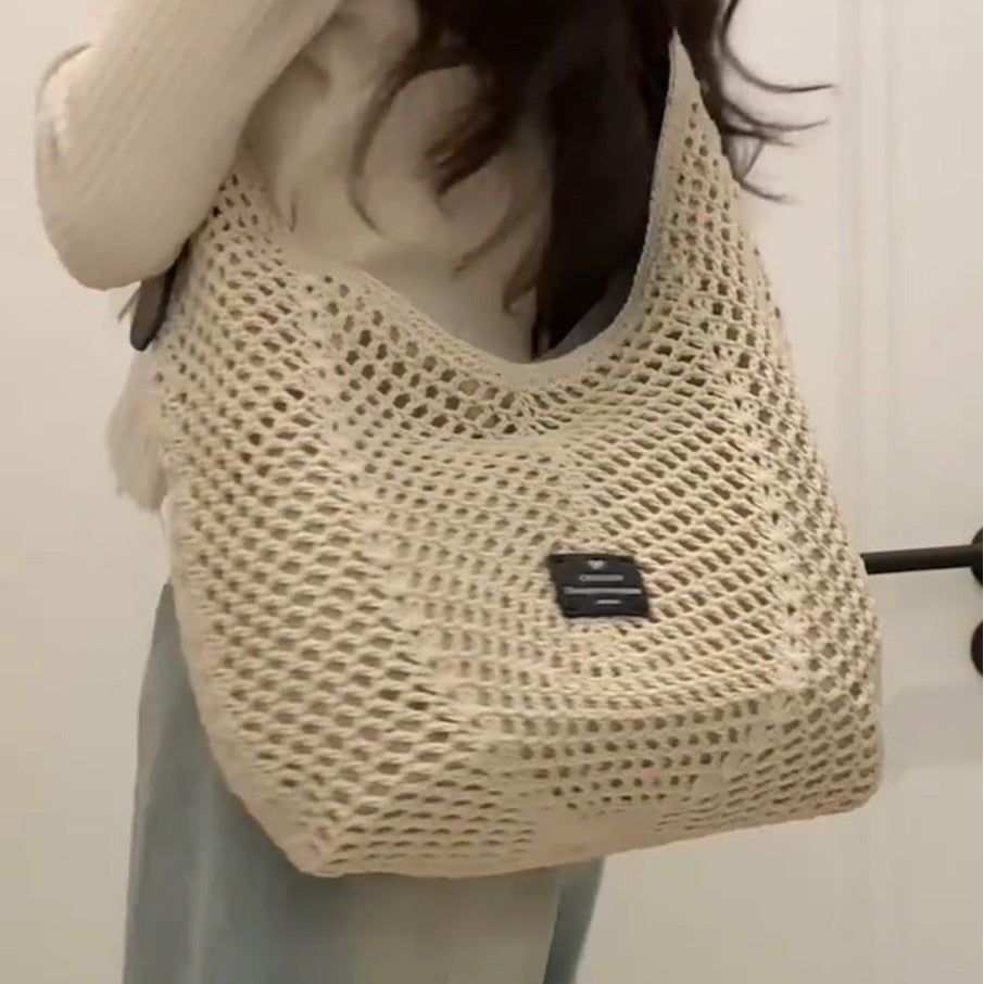New Single Shoulder Crossbody Woven Bag