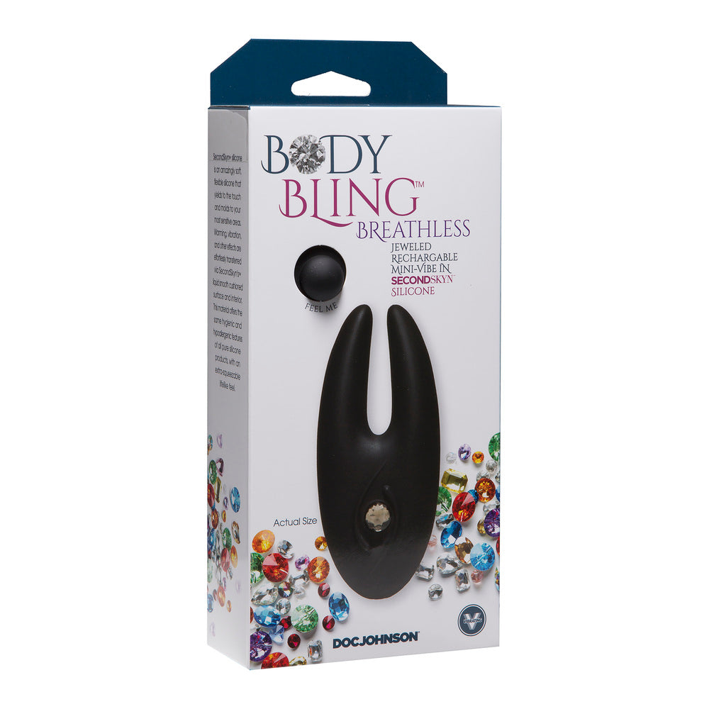 Vibrador de clítoris recargable Body Bling Breathless