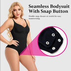 Seamless One Piece Bodyshaper Ladies Shape-wear Swimsuit Solid Color Stretch Full Bust Nylon Spandex Bodyshaper For Woman