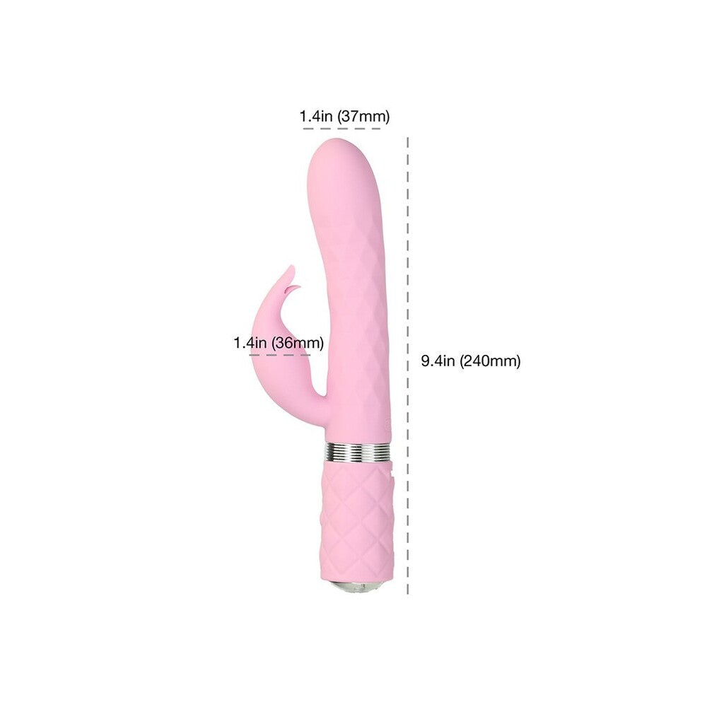 Vibrador de conejo animado Pillow Talk rosa