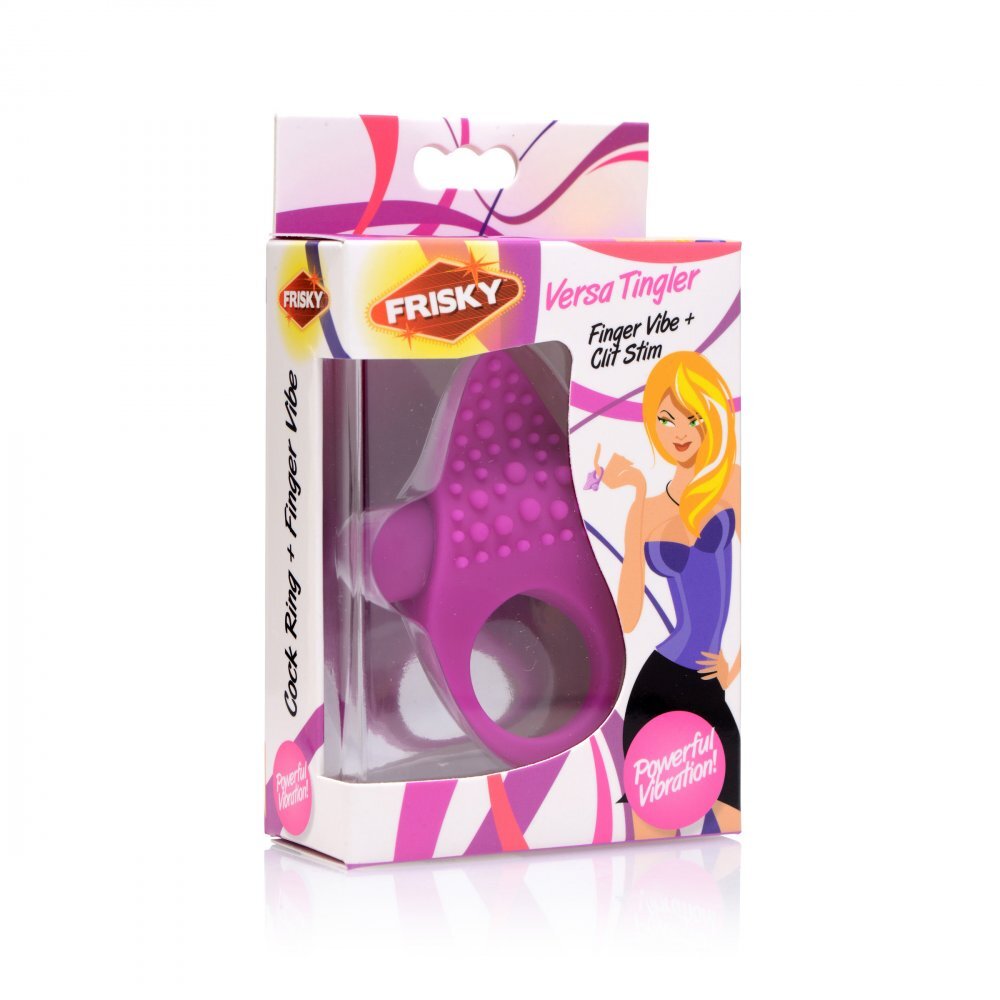Vibrador de dedo y estimulador de clítoris XR Frisky Versa Tingler