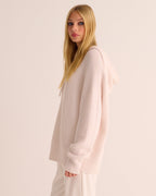 Ivory Alpaca Blend Hoodie