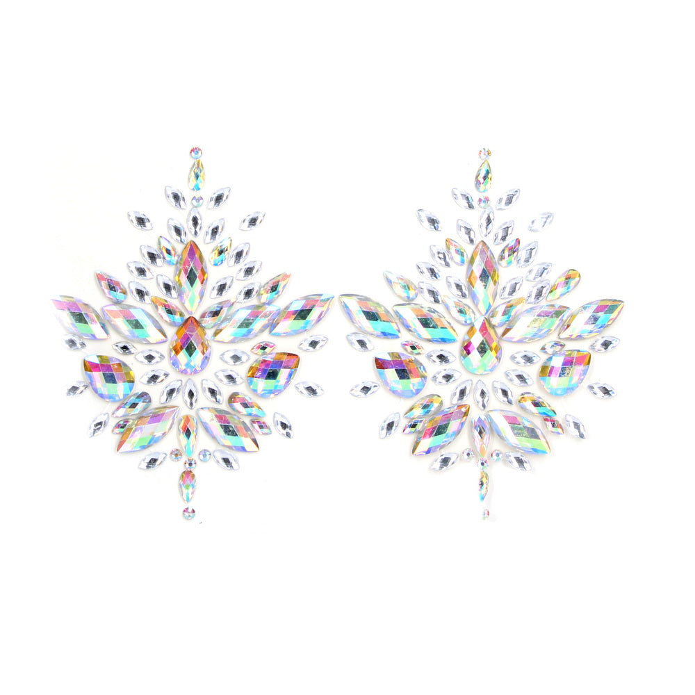 Pegatinas brillantes para pezones