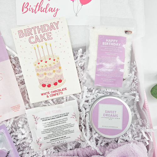 BIRTHDAY GLOW BOX | LUXURY SELF CARE BIRTHDAY PAMPER SET