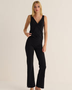 Black Soft Sculpt Hi-Stretch Kick Flare Leggings
