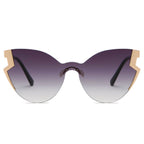 DECATUR | Women Fashion Oversize Cat Eye Sunglasses