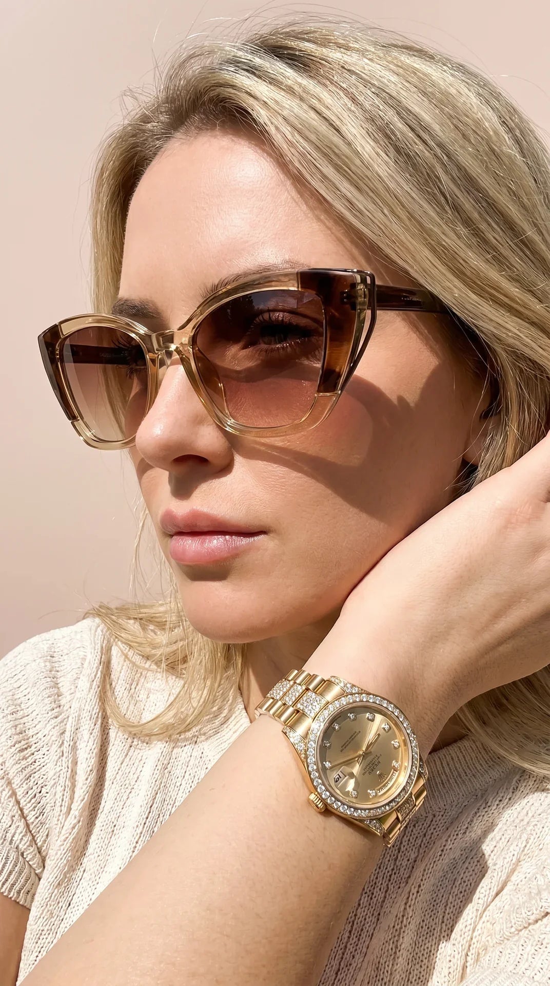 Cat Eye Frame Sunglasses