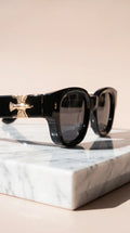 Unisex Gold Detail Sunglasses